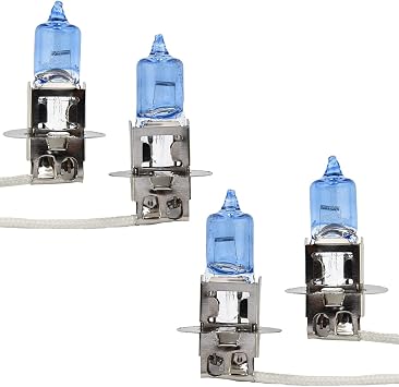 4PCS H3 Xenon White 100W 12v Halogen Headlight 453 Fog Light Car Bulb Fog Lights Main Or Dipped Beams Car Replacement Parts H3 100W