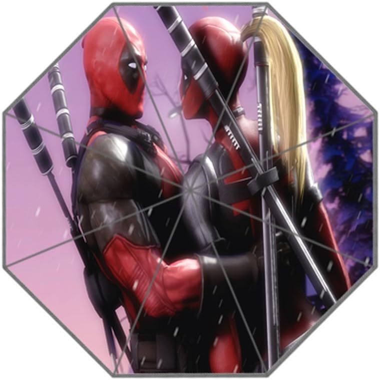 Foldable Umbrella Custom Personalized Deadpool Rain Umbrella Parasol