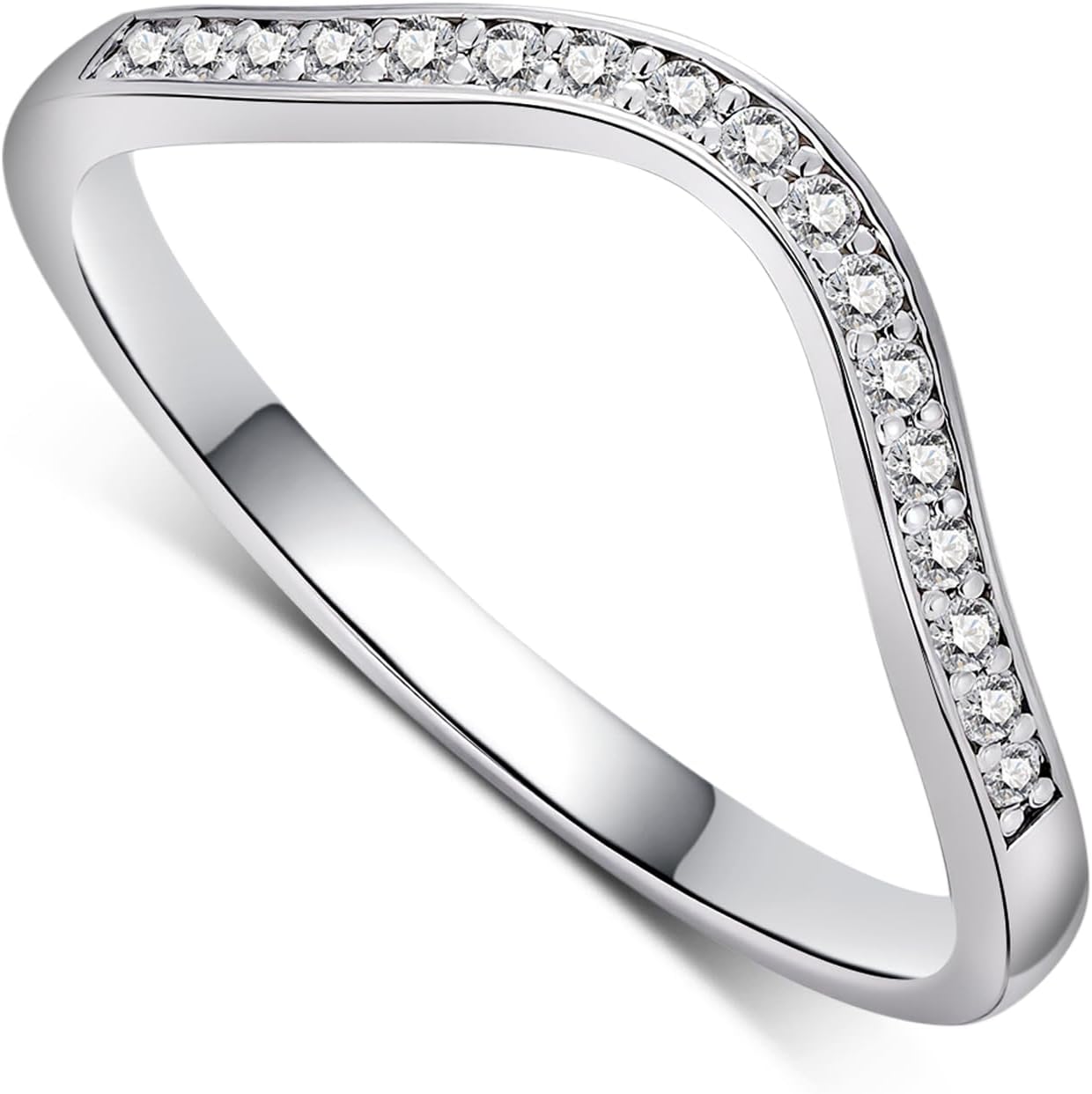 Marquise-Cut 3 Stones Wedding Ring Set Channel Set Bridal Sets GRA Certified,18K White Gold Platinum Plated Silver 2 Carats Moissanite Engagement Ring Sets for Women Gift for Anniversary Birthday