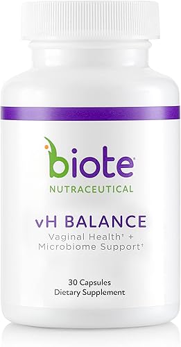 Biote Nutraceuticals - vH Balance - Salud Vaginal + Apoyo Microbioma (30 Cápsulas)