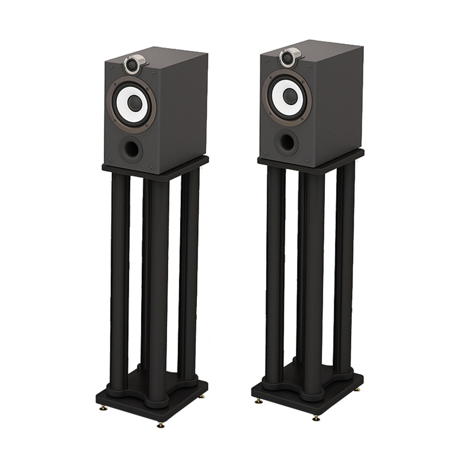 Supports d'enceintes de 70 cm de hauteur pour éliminer les vibrations des haut-parleurs