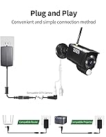 Vista 4 de Tonton Cable de extensión de alimentación de CC 1M 3.3FT 0.217 in x 0.083 in 5521 90 grados de ángulo recto hembra a CC macho Cable adaptador
