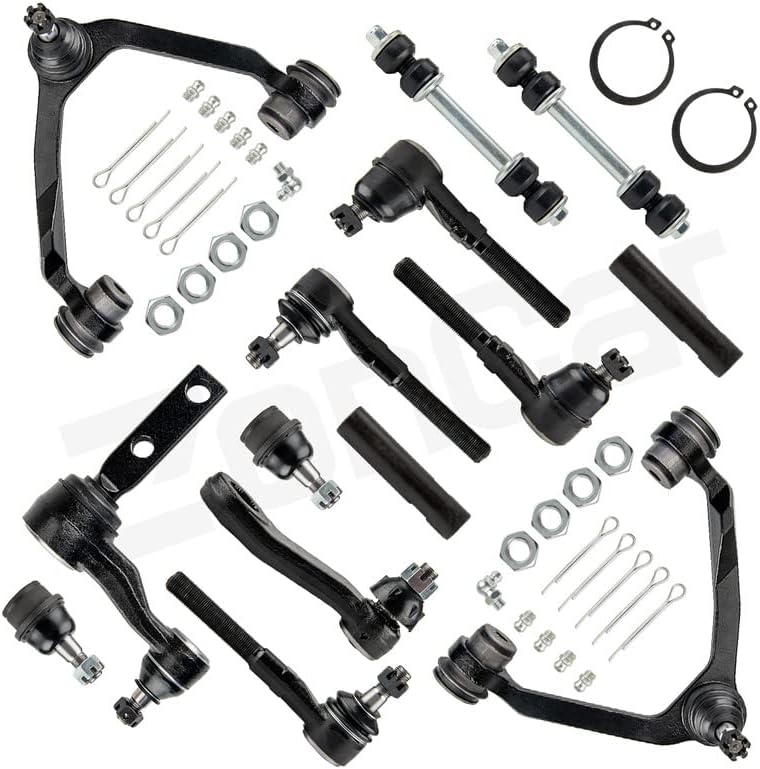 Control Arms & Ball Joint Assembly, 14x Front Suspension Kit For Expedition 97-02 F150 97-03 Navigator 98-02 Only for 4WD Model