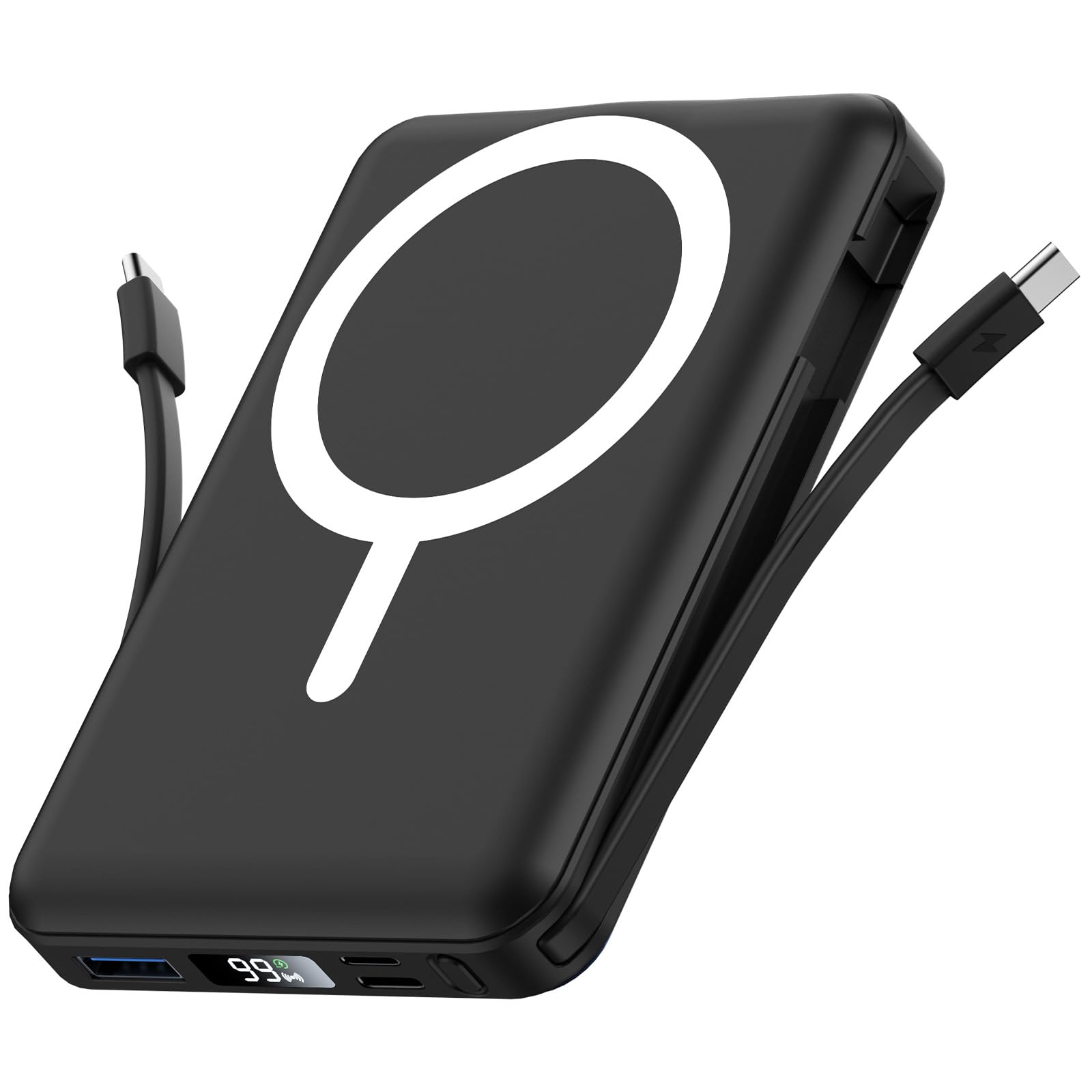 Gawegar Powerbank für MagSafe, 10000mAh Magnetische Powerbank iPhone