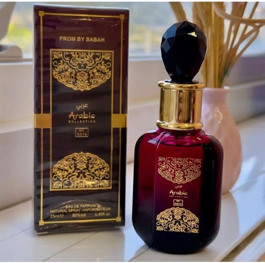 Eau de Parfum Coleção Árabe Sabah A014, Miniatura, 25ml