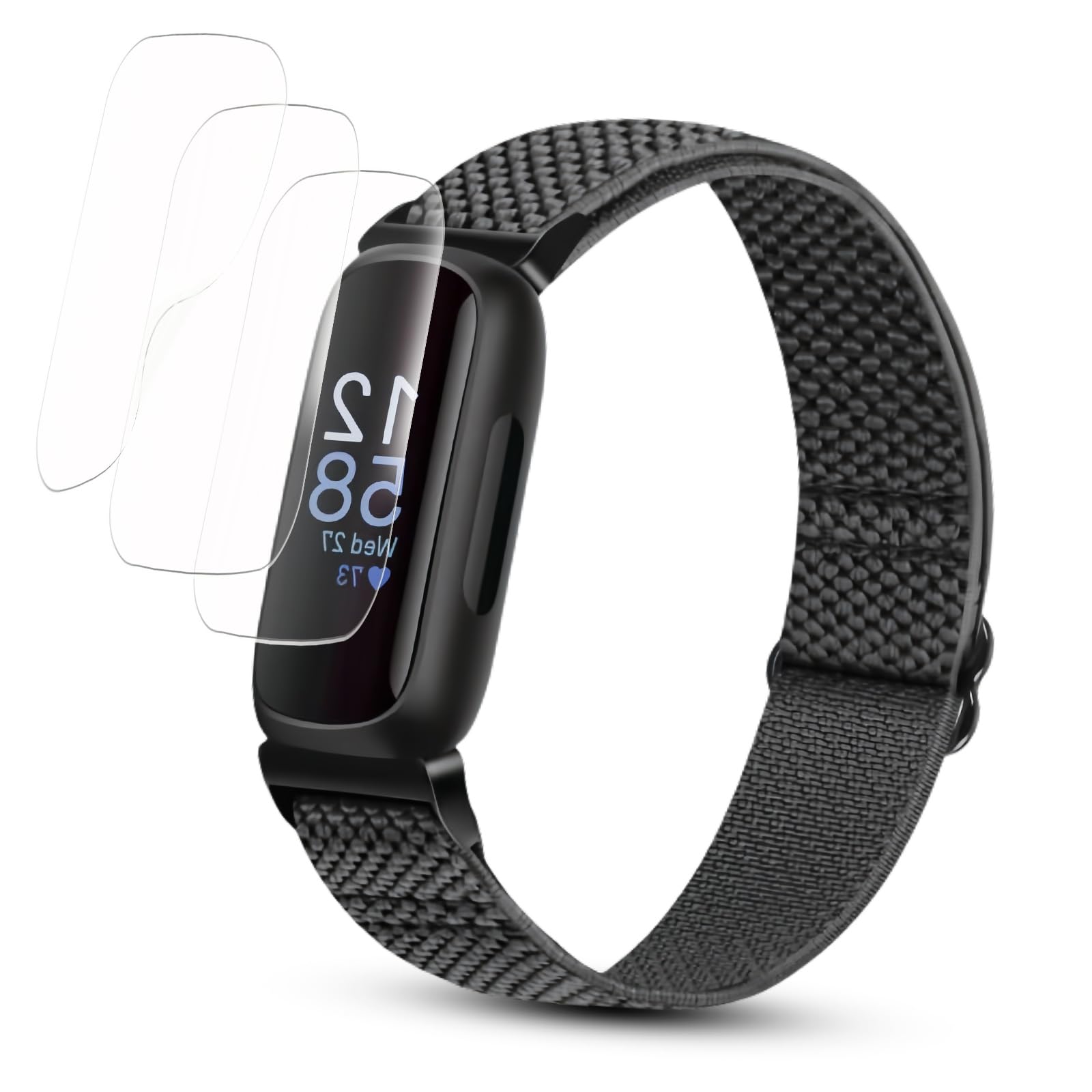【3枚セット】FOR Fitbit inspire3 保護フィルム【TPU素材製】高透過率・指紋防止 用 inspire3 フィルム 指紋や水滴に強く 用 Fitbit inspire 3 フィルム