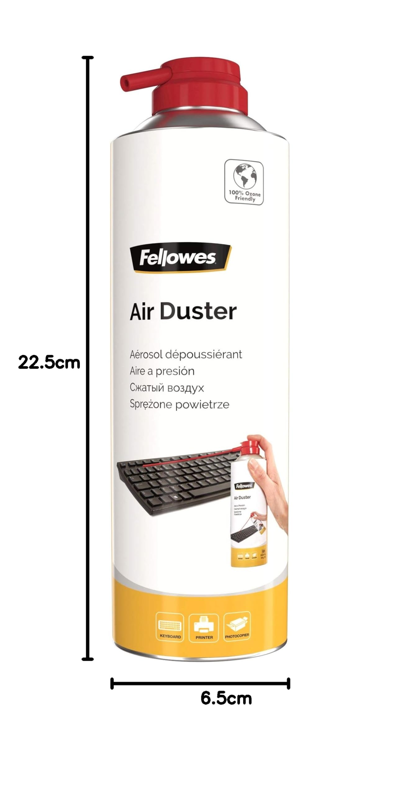 Fellowes Performance Odwracalny Odpylacz Powietrza, 400 ml, Wolny od Hfc