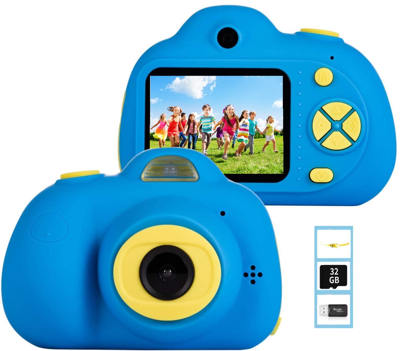 Appareil Photo Numérique Enfant 28MP - Écran 2,4" - Vidéo 1080P - Carte 32 Go Incluse