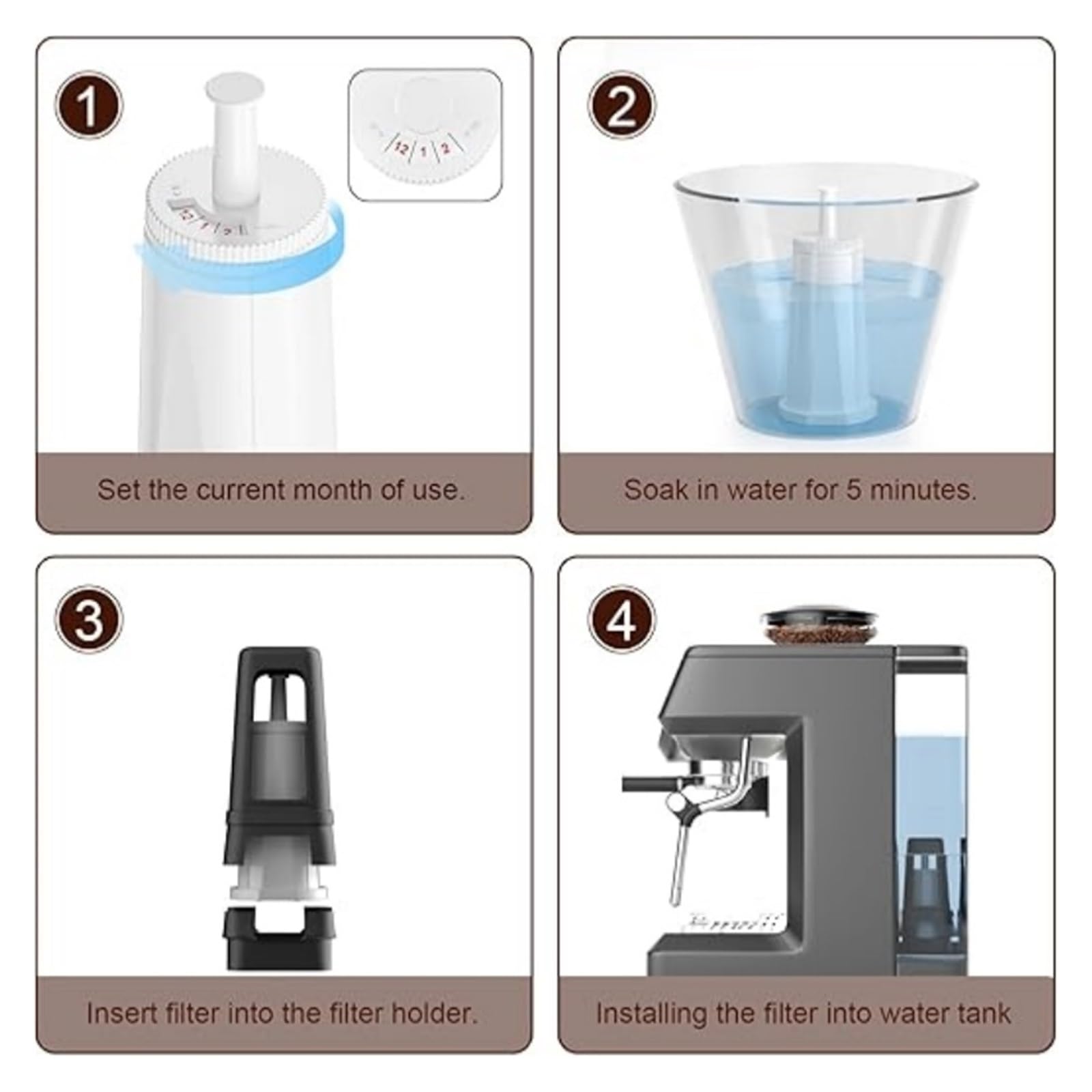 Filtro De Agua, Compatible Con Breville Sage, BES880, BES878, BES990