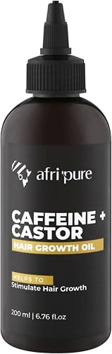 Afri Pure Caffeine and Castor Growth Oil 200 ml