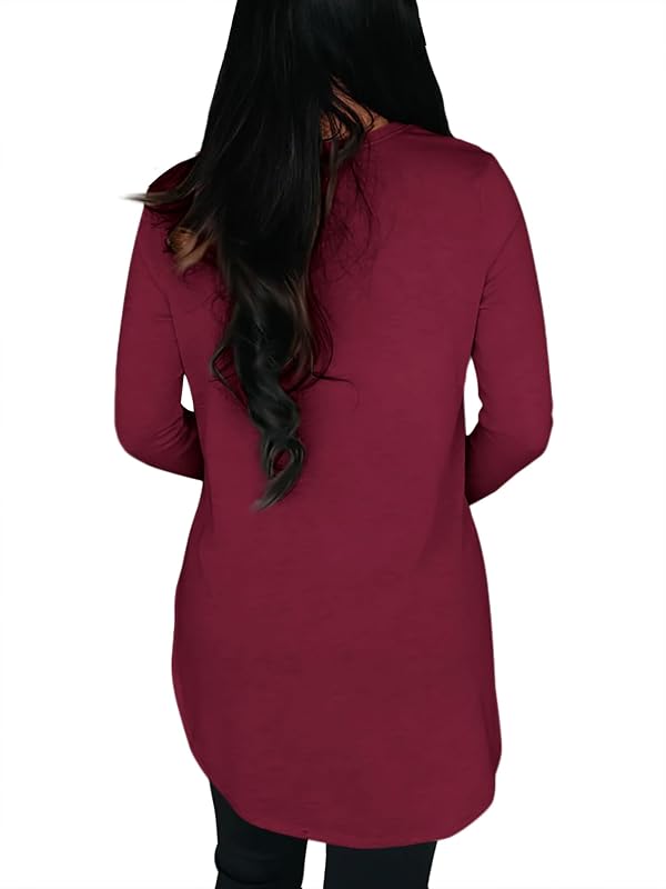 BZB Womens Long Sleeve Shirts Side Split Tunics Tops to Wear with Leggings by BZB - Used condition - Image 5