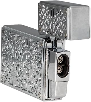 Rocky Patel Cigar Lighter - Burn Collection (Chrome)