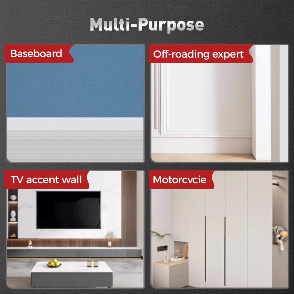 Double-Headed Skirting Thread Seamless Nail Non Marking, 2026 Upgrade Double Headed Nails No Mark, Invisible Double Sided Nails for Baseboards, Trim Installation (500 Pcs, Double-head)