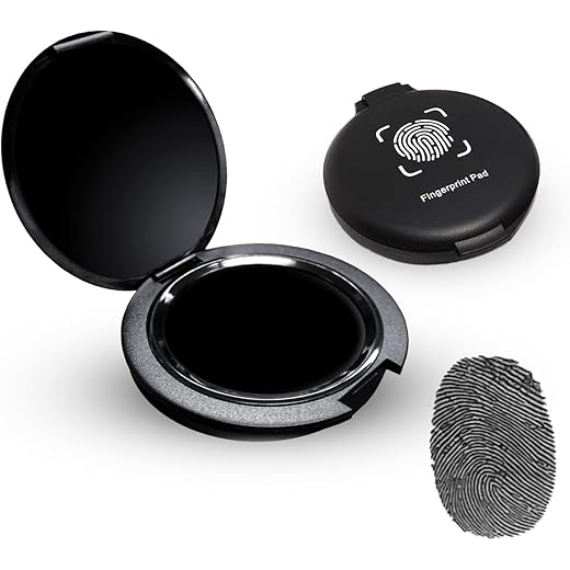 Mold Your Memories Inkless Fingerprint Pad Black