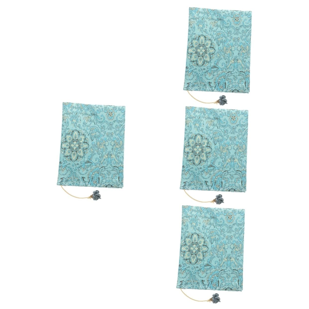 HOMSFOU 4 Pezzi Copertina Decorativa per Libri Protezione Antistrappo e Antisfregamento per Note e Libri Scolastici Design Elegante e Resistente per Ogni Occasione