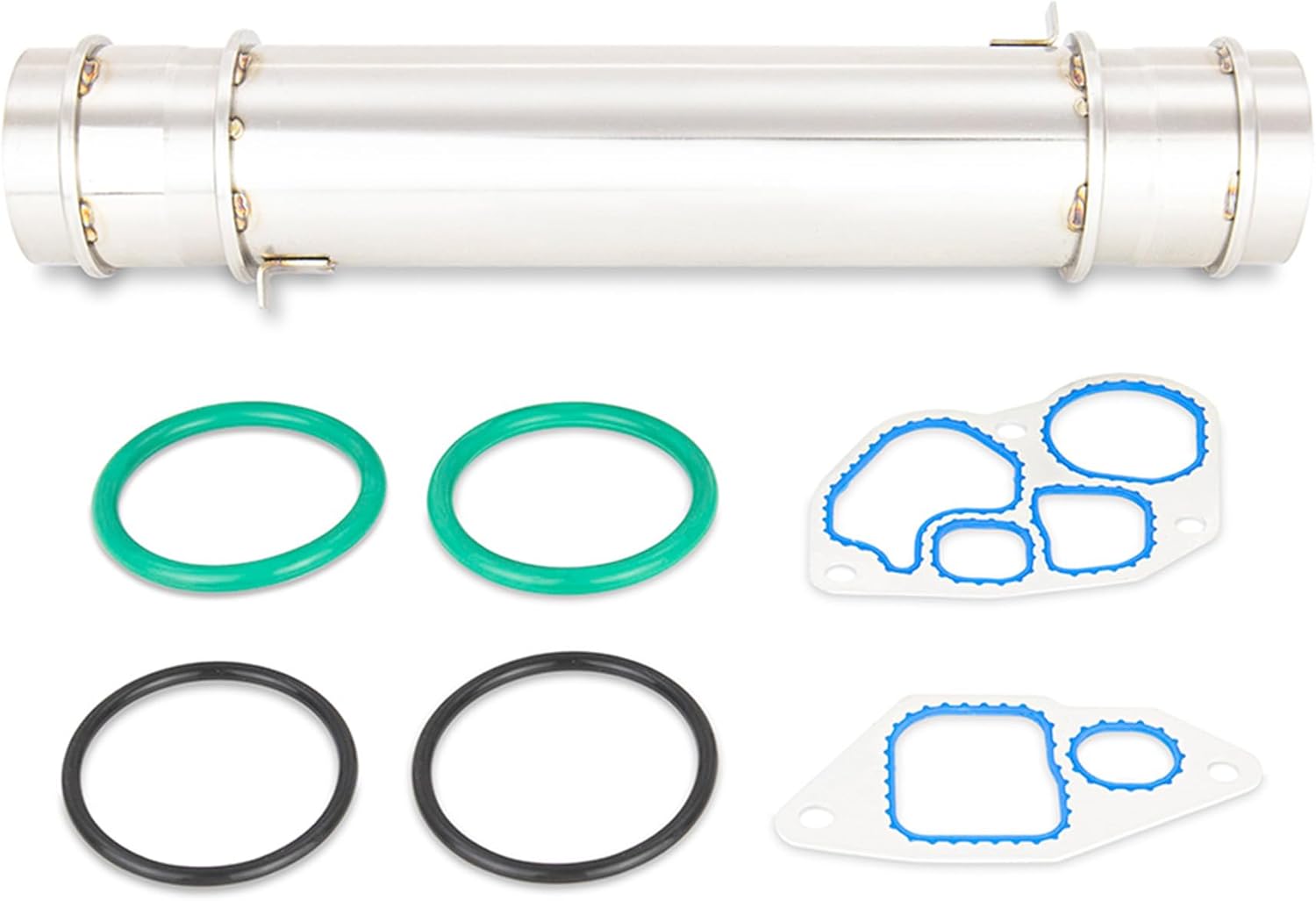 Mishimoto MMOC-F2D-94 Replacement Oil Cooler, Compatible with Ford Powerstroke 7.3L, 1994-2003, Natural