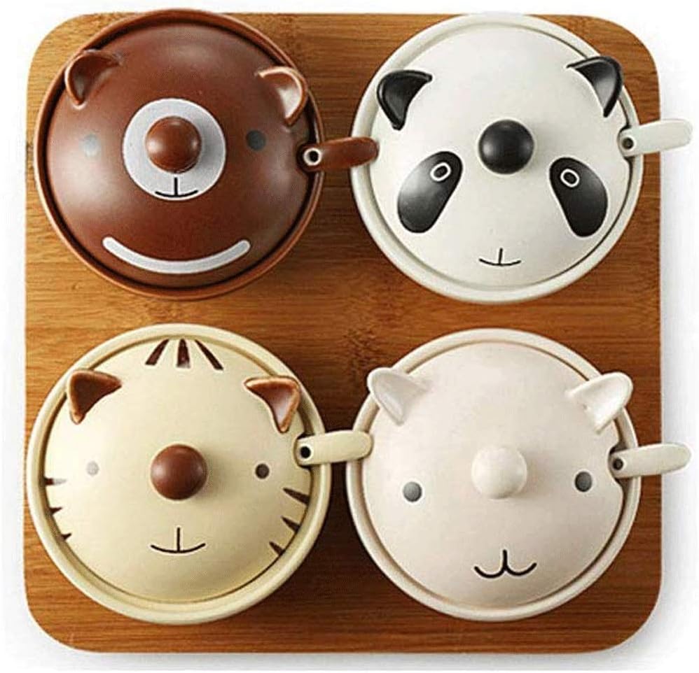 HEMFV Condiment Container, Ceramic Condiment Containers