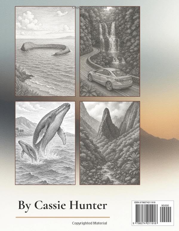 Islands of Hawaii: Maui. A Detailed Coloring Book: Beautiful Pictures Inspired by the Sights of Maui. Relaxing, Calming, Fun, Vacation Activity. (Islands of Hawaii- Detailed Coloring Books, Band 2)