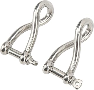 In Shackle S Pin Aor Shackle Shackle S Pin Shackle Stainl Steel Shackle,2Pcs 10Mm S Pin Shackle 316 Stainl Steel High Strength For Yacht Fishing Boat