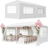 Toldo 3x6 m Carpas para Exteriores con Paredes Jardín Carpa-Contiene 50 Globos, Plegable Toldo para Playa Carpa Toldo para Auto, Ideal para Jardines y Exteriores y Boda y Fiesta