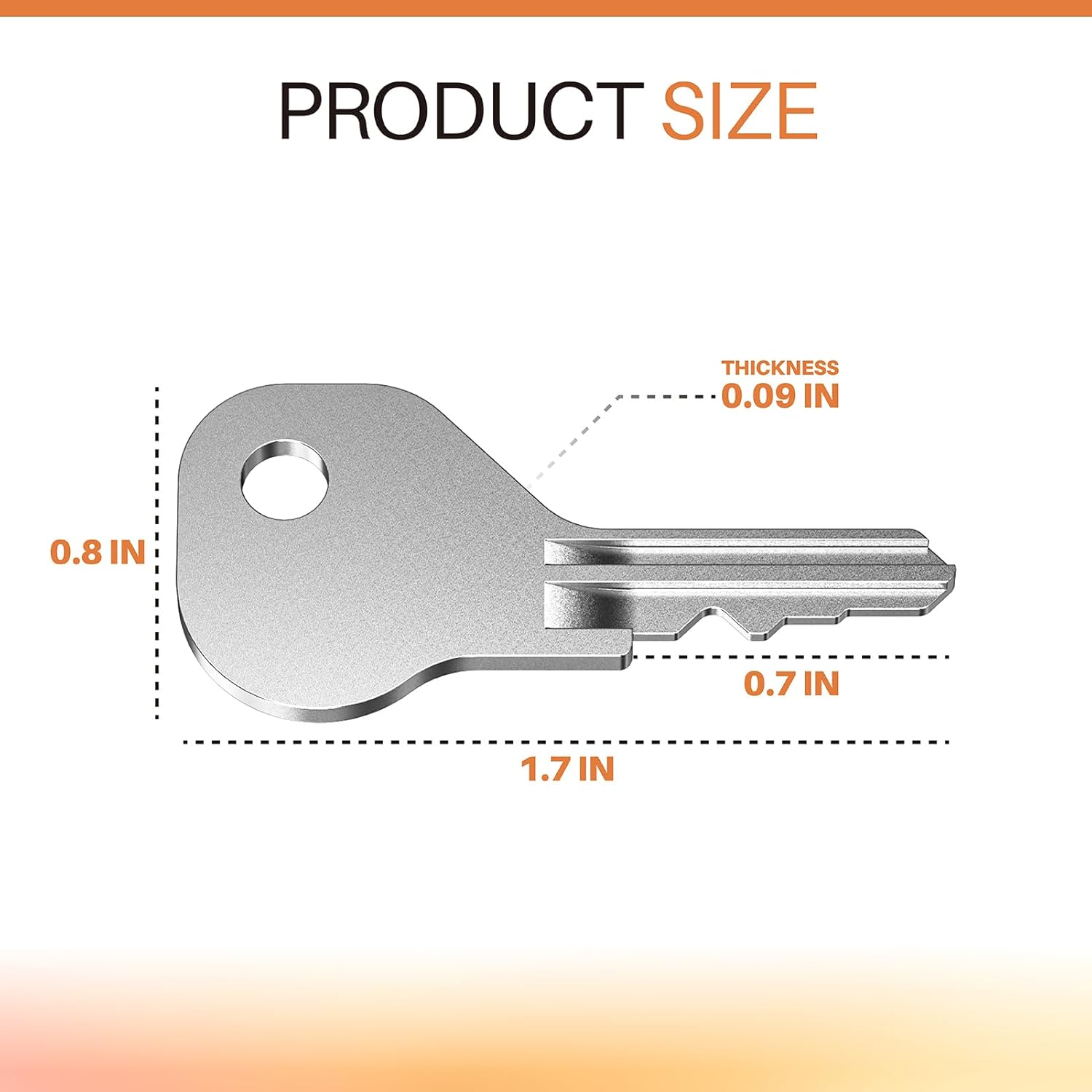 4 Pack 62462 Magna Latch Replacement Keys for Yard, Garden, and Pool Gate Safety Latches Compatible with D&D MagnaLatch Series 2 (Old Style) & LokkLatch Downward-Facing Keyhole