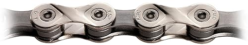 Miniatura 3 de KMC Cadena X9 de 9 velocidades, platagris, 122 eslabones