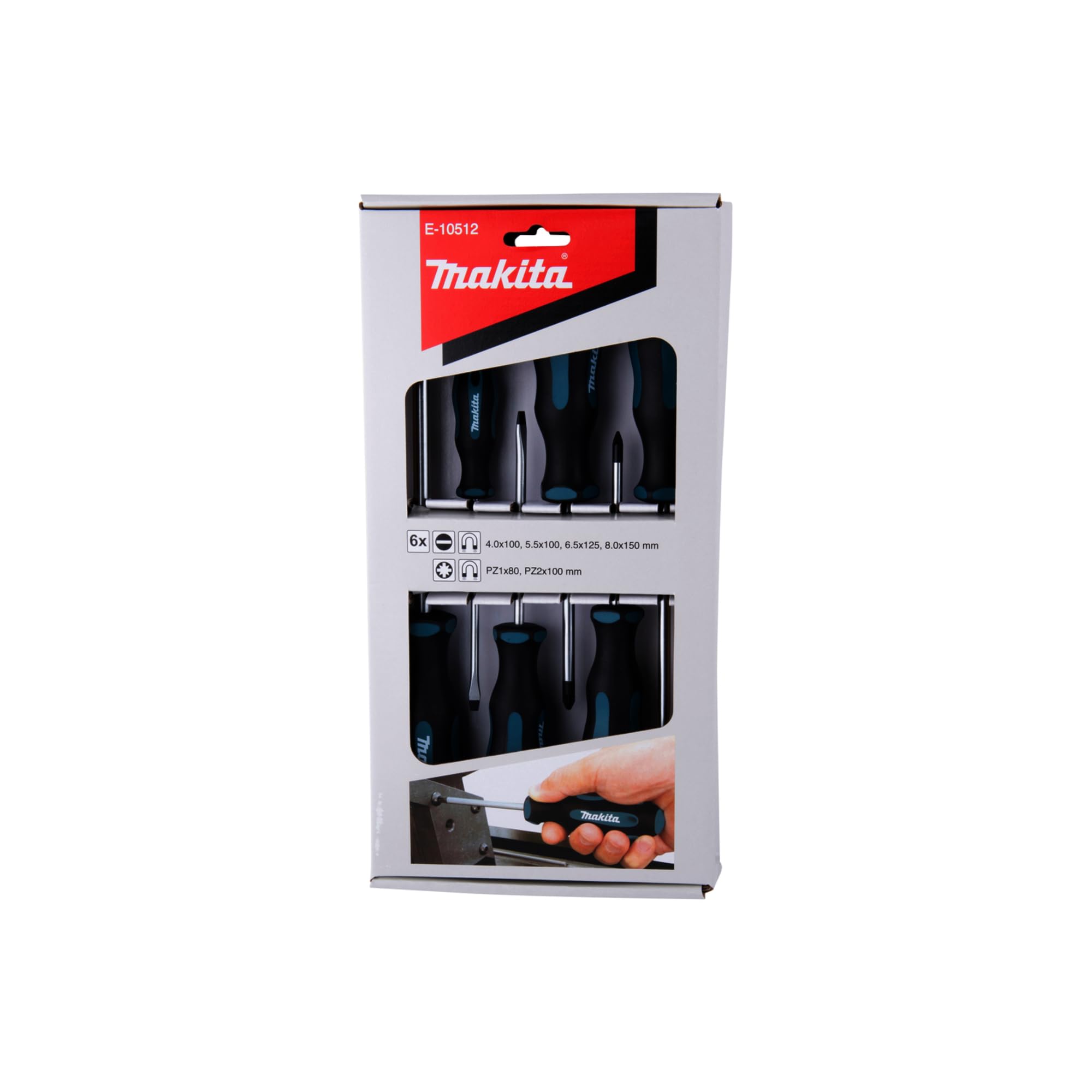 Makita E-10512 - Set di 6 cacciaviti