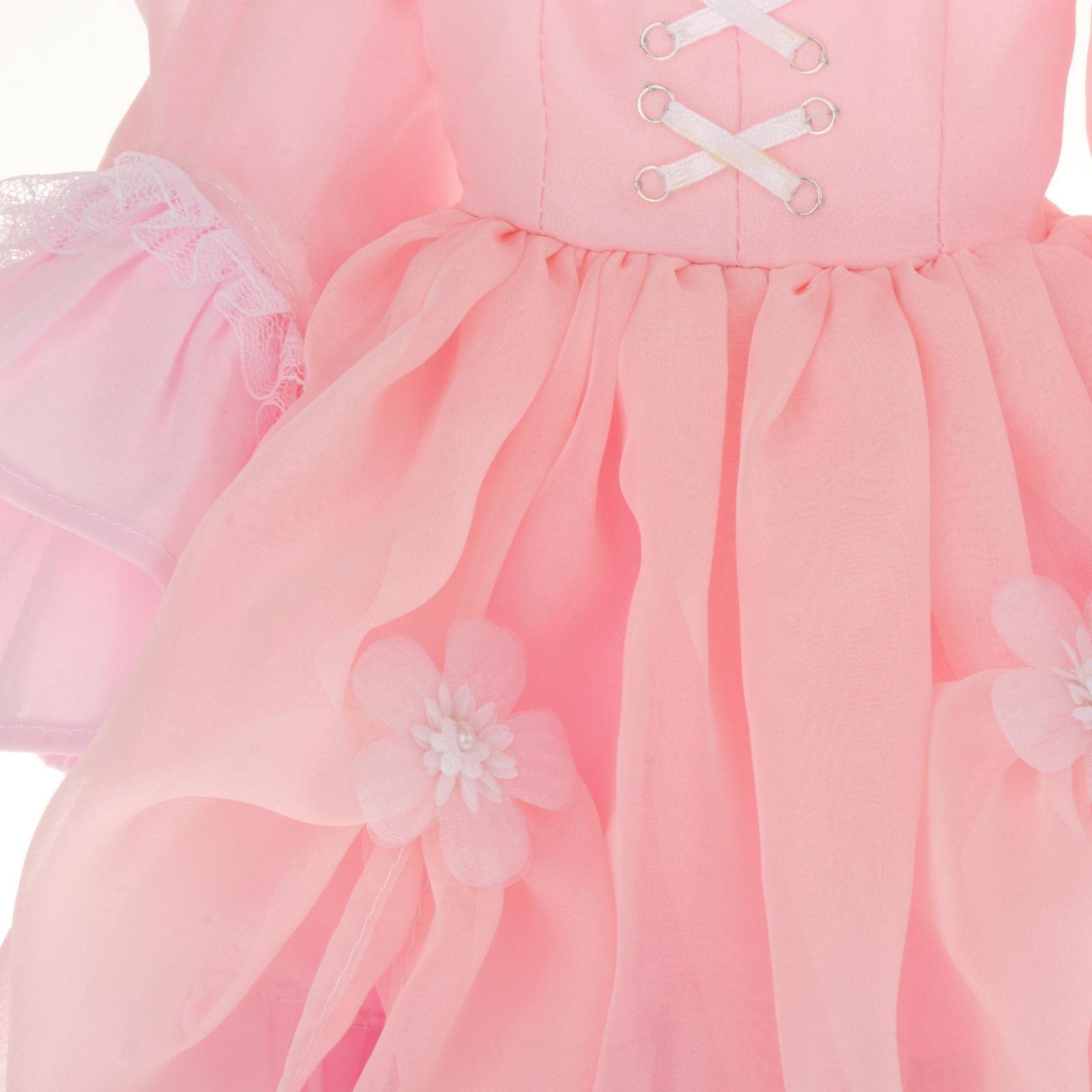 Colcolo Puppenkleid BJD Doll Kleid Weicher Stoff Handgefertigt Mode Kleider für Kinder Mädchen Fantasievolles Spiel Geschenk, Rosa