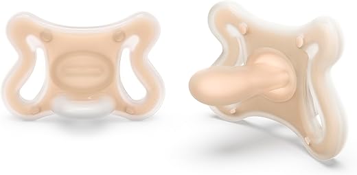 Suavinex, Pack 2 Chupetes Recién Nacido Zero Zero, Tetina Fisiológica SX Pro, Bebés 0/6 Meses, Hipoalergénico, Apto Piel Sensible, Silicona, Respeta Desarrollo Bucodental, Compatible Lactancia, Fair