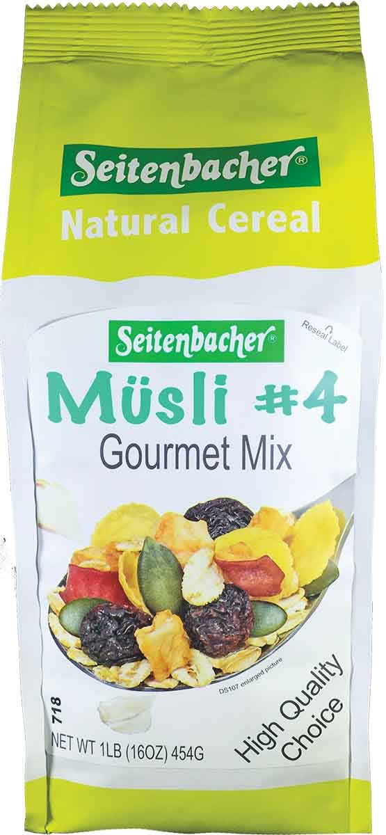 Seitenbacher Muesli 4 Gourmet Mix Natural Cereal, 16 Ounce