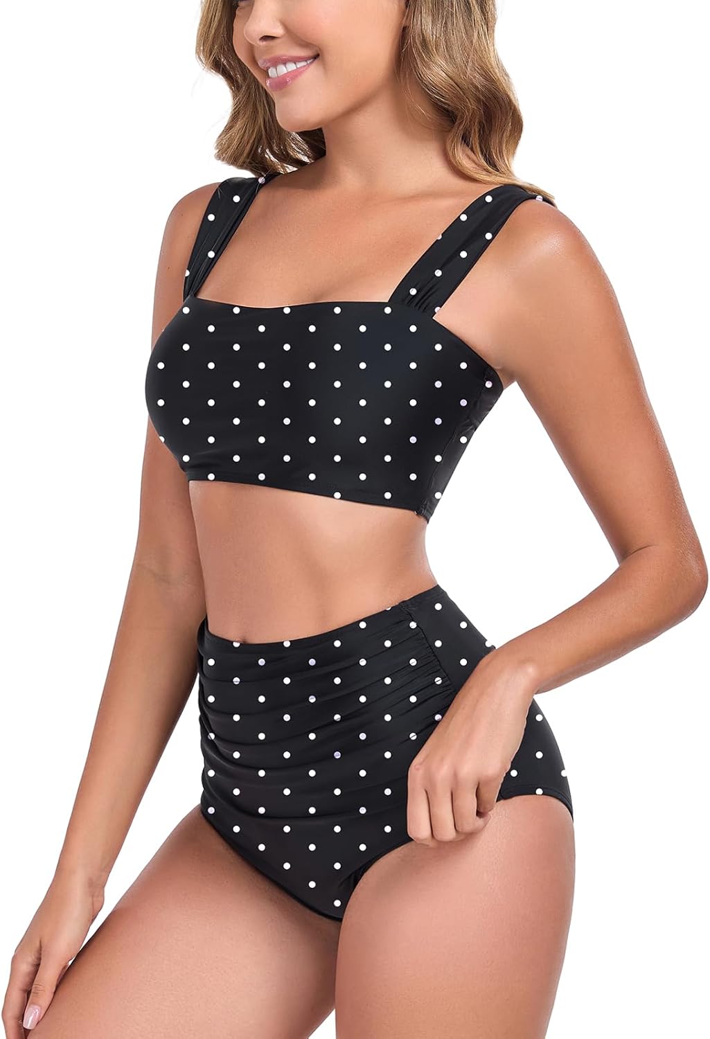 Ocean Blues Women's High Waisted Bikini Set Two Piece Bathing Suits - Image 2