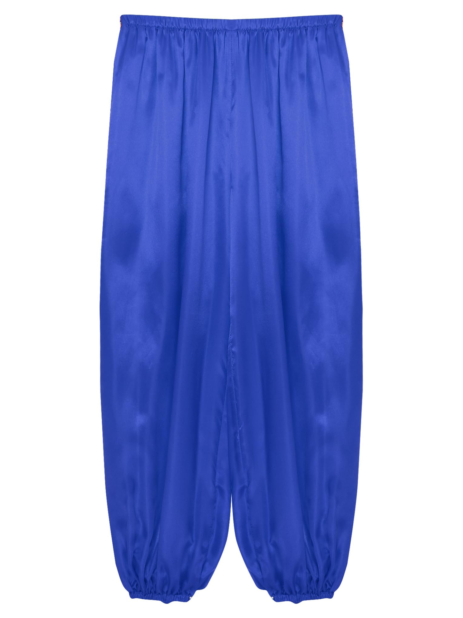 Pantalones de Baile para Hombres Pantalones Bombachos de Halloween Disfraz Príncipe Árabe Fiesta S-4XL