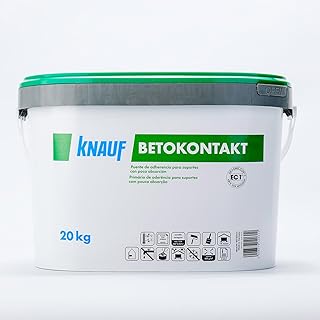 KNAUF - Ponte de adesão Betokontakt 20 kg - cor rosa - ponte de união para suporte lisos e pouco absorventes - máxima aderência a concreto e cerâmica - grande desempenho