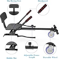 Vista 5 de SISIGAD Hoverboard Seat Attachment, Adjustable Hoverboards Accessories, Hoverboard Go Kart Attachments, Compatible with 6.5 8 10 Hoverboards