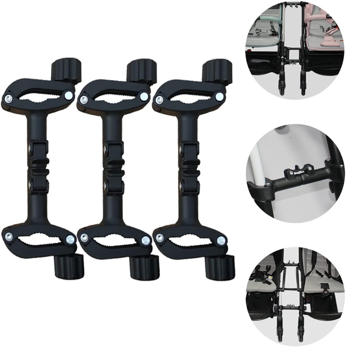 Folding Stroller 1 Set Linker Stroller Pushchair Connector Universal Precision Iron Pipe Component Universal Stroller Connector