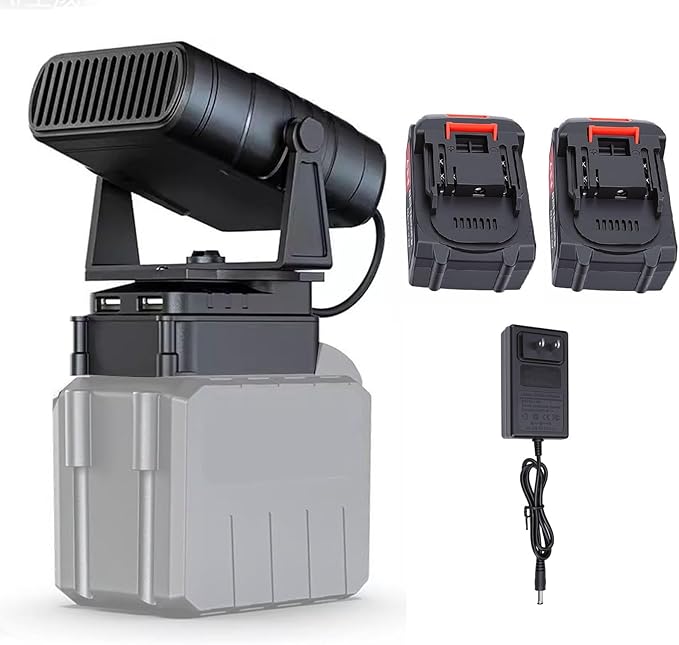 Calefactor Eléctrico Portátil con Termostato y Batería Recargable miniatura 9