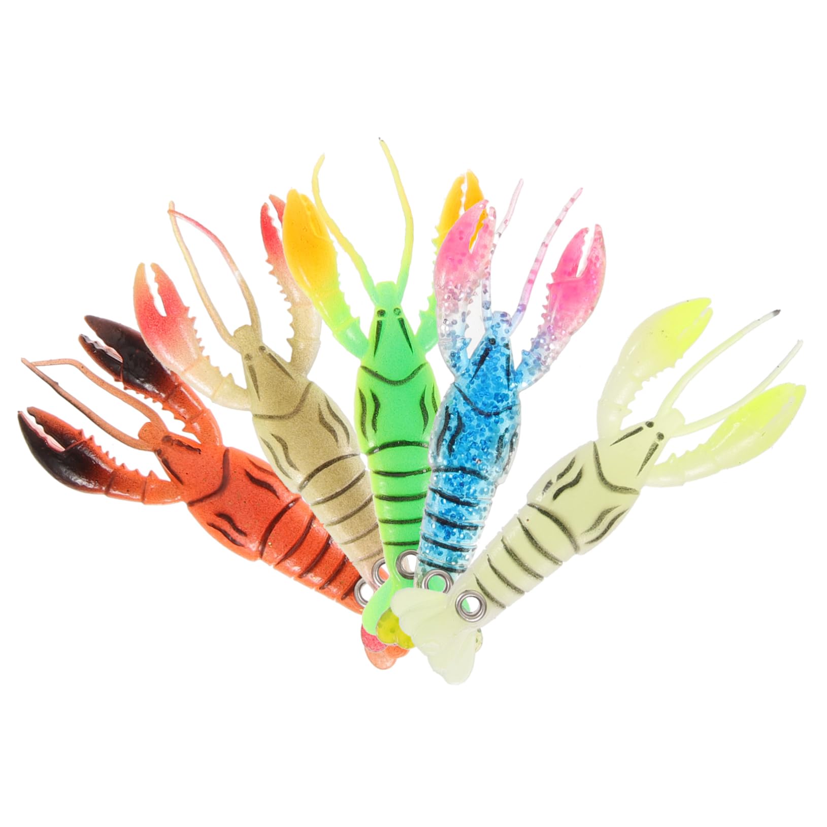 POPETPOP 25pièces Petits Leurres Artificiels Souple pour Appâts Réutilisables pour Eau Douce Et Plein Air