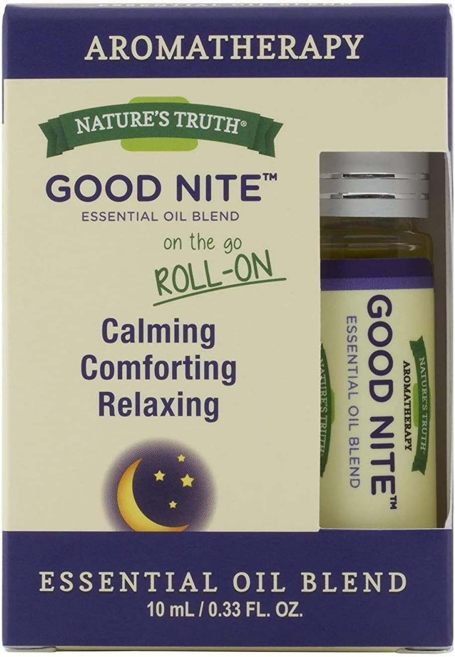 Nature's Truth Aromatherapy Essential Oil Blend Roll-On Good Nite - .33 oz, Pack of 5