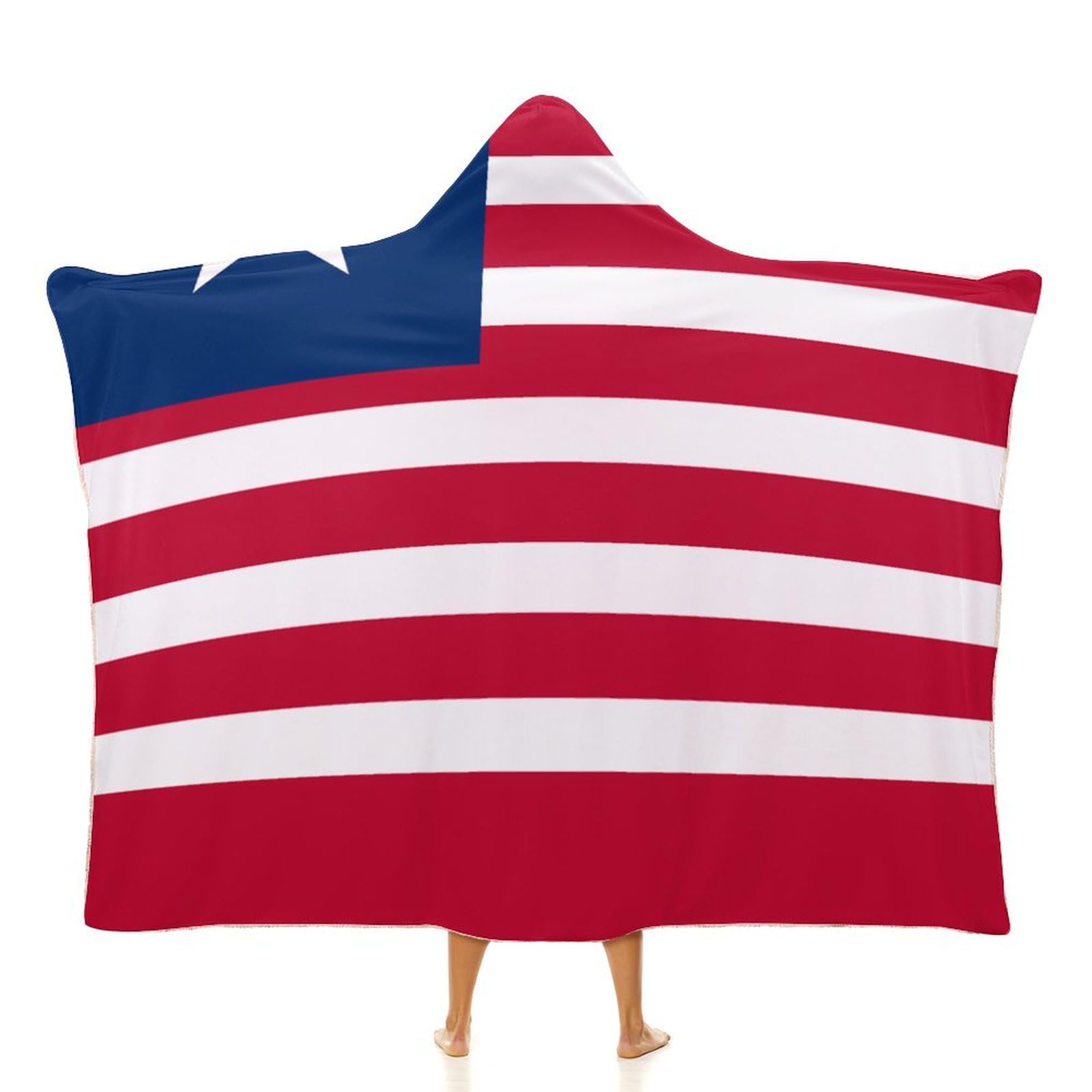 Couverture à capuche Libéria en polaire super douce grand confort finitions premium