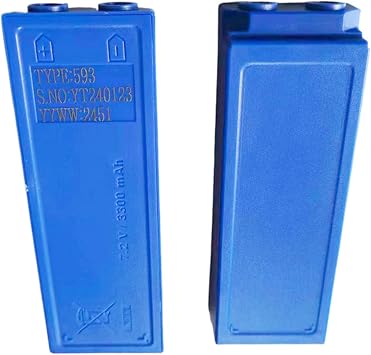 Meewellvetry2-Pack لـ Scanreco Type 593 NIMH بطارية قابلة للشحن 7.2V 3300mah لـ SCANRECO 593/592/590/960 بطارية التحكم عن بعد رافعة