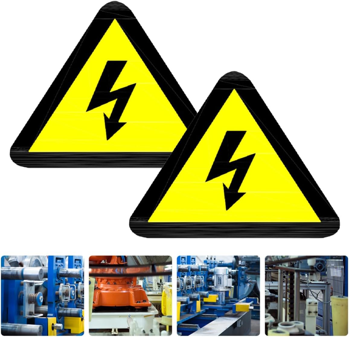 Electrical Risk Warning Safety Sign High Voltage Warning Decals Stickers Caution Danger Sticker Adhesive