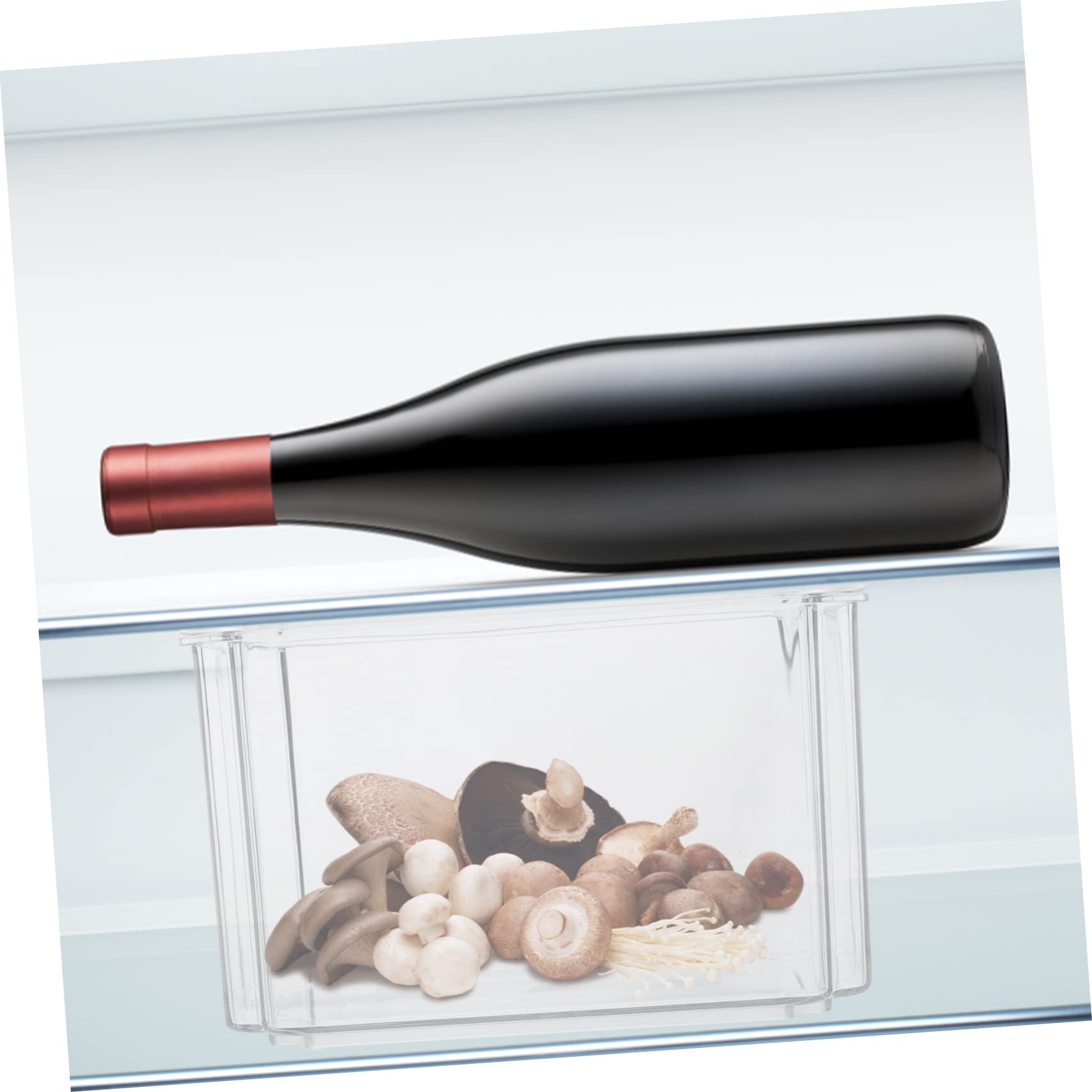 3 Cajas Organizadoras Transparentes para Nevera, Pet, Gran Capacidad, Tapa, para Sobras y Queso Rallado, 3 Piezas