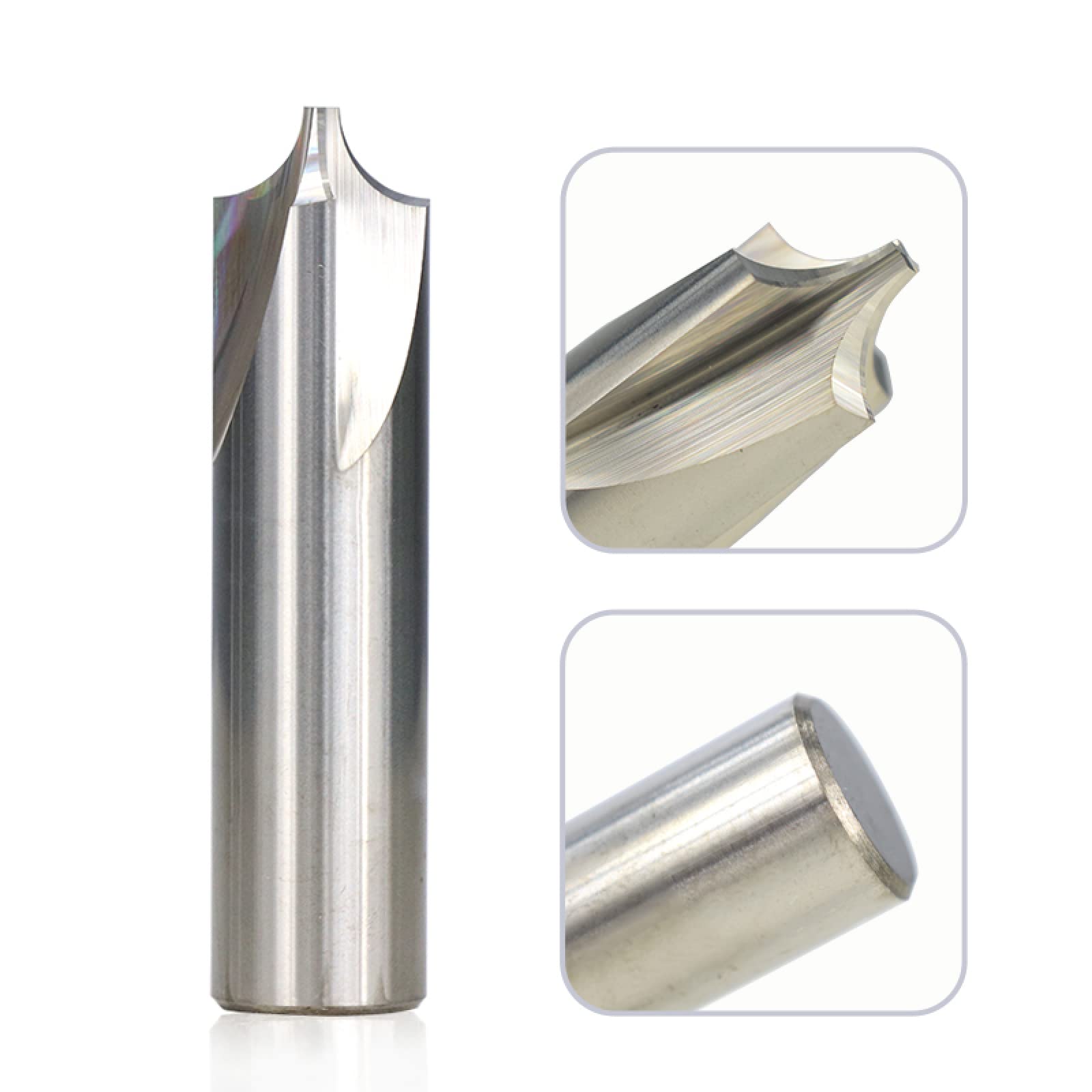 Foret Mèche Fraise à arrondir ronde sur fraise en bout fraise en carbure de tungstène pour outil de fraisage de rayon de Machine CNC,R2.0xD6x50L