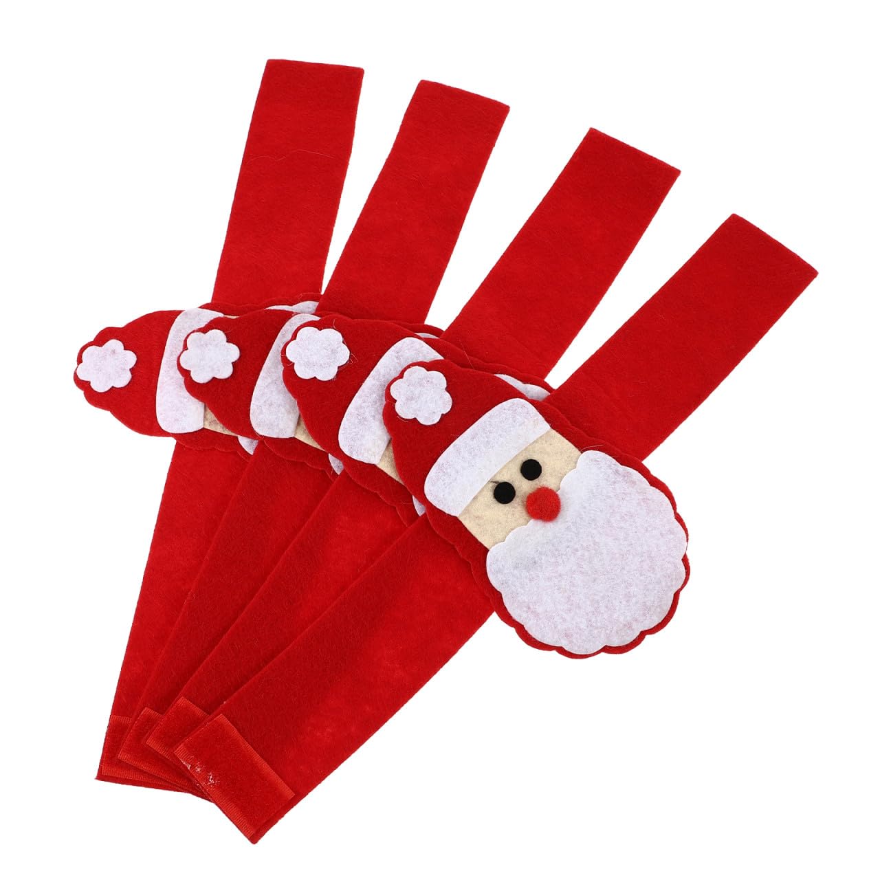 MAGICLULU 6 Sätze 6 Sets Weihnachtsserviettenschnallen Dekorationen Weihnachtsserviettenringe Serviettenringe Für Stoffservietten Filzserviettenringe Weihnachtsserviettenhalter 4 Stück * 6