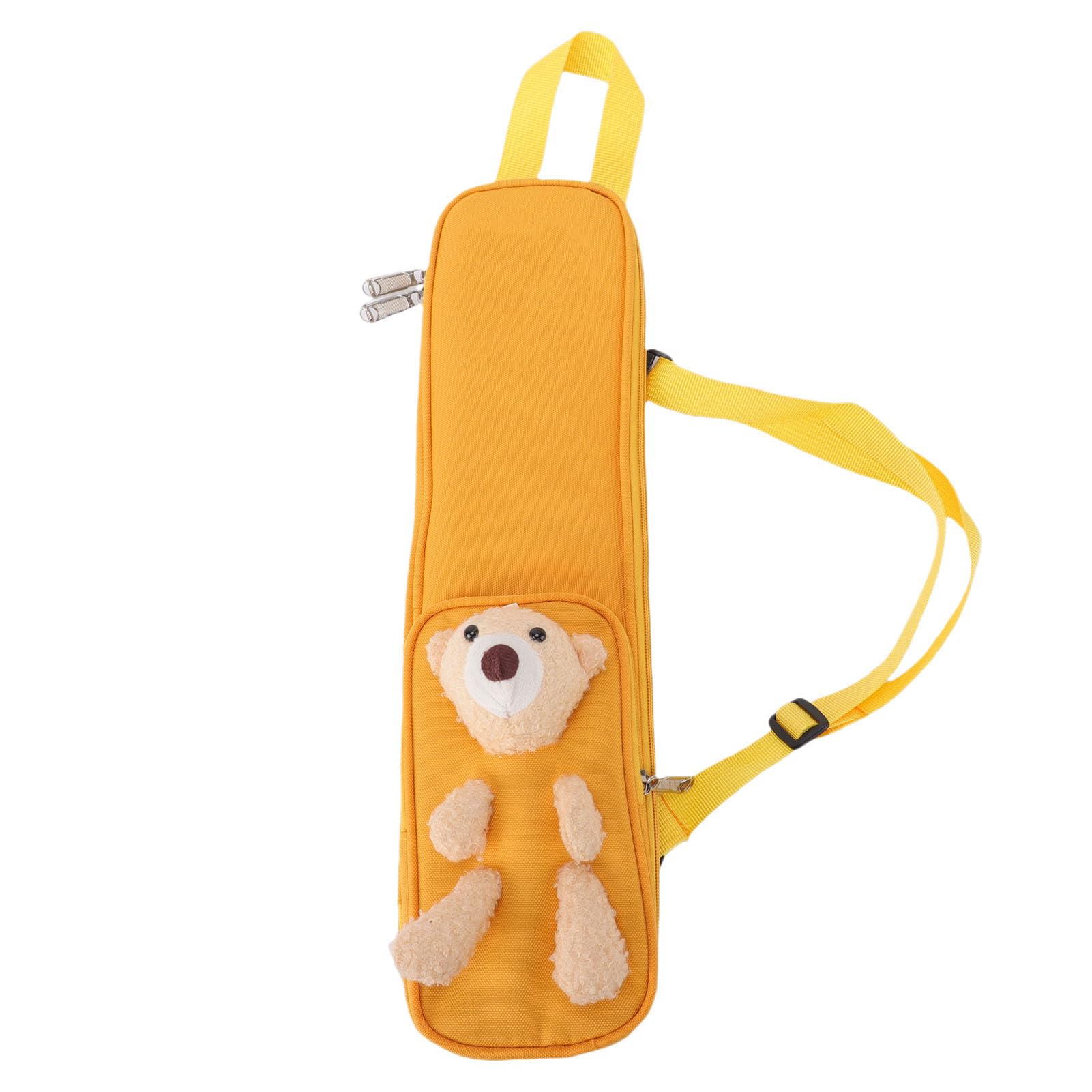 Ejoyous Porta Bacchette per 6 Paia, Motivo Orso in Tessuto Oxford (YELLOW)