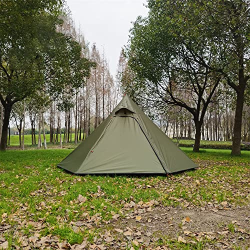 Carpa tipi para 3-4 personas capa doble ligera y resistente miniatura 6