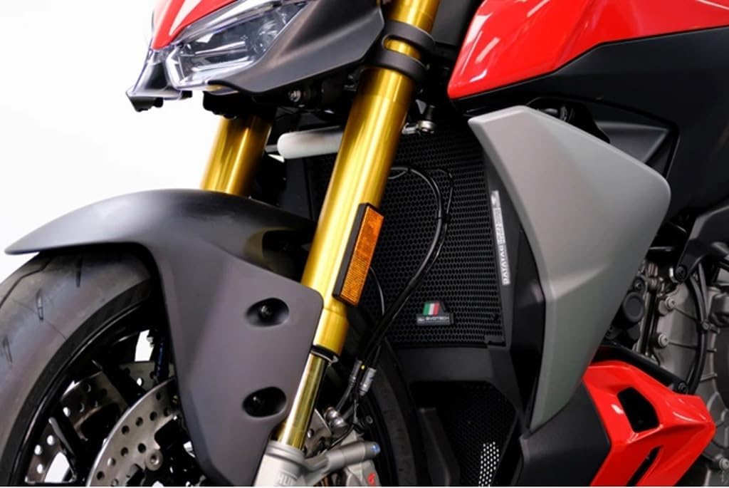 Evotech Radiator Guard installed on Ducati Streetfighter V2/V2S