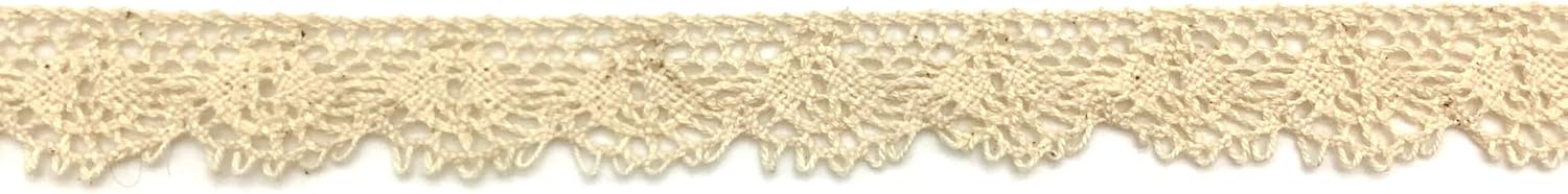 Natural 3/4" Cluny Lace 100% Cotton - 12 Yards