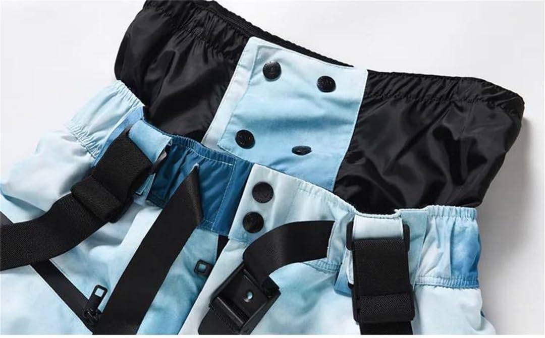 Men Women Outdoor Warm Waterproof Sports Mountain Windproof Snowboarding Suit Skiing Pants Set