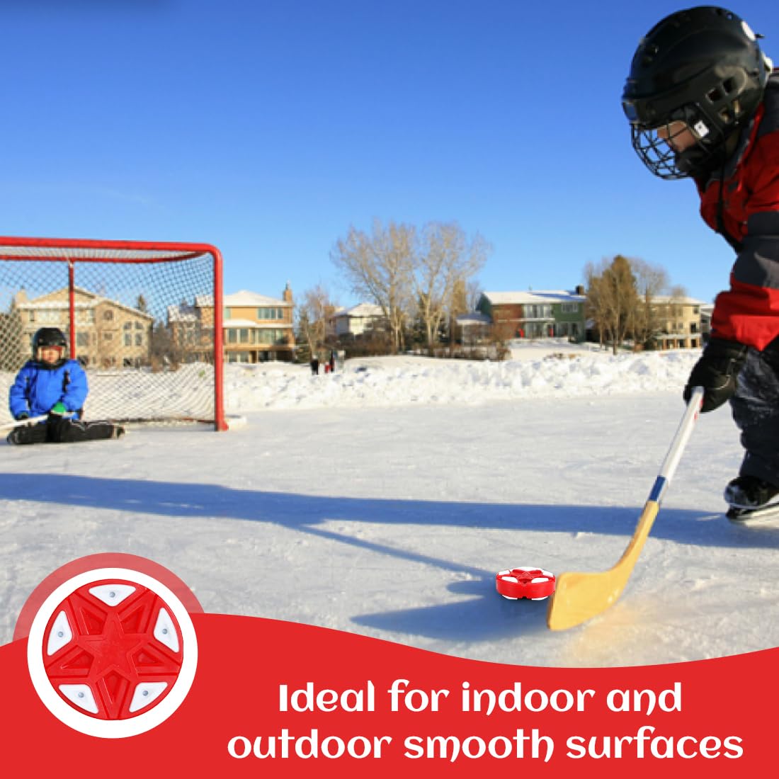 NHQZ NHQ Rondelle de Jeu de Hockey à Roulettes,Hockey Sur Glace,Roller Hockey,Rondelle de Hockey à Roulettes en Plastique de Hockey de Rue pour Balles Intérieures Extérieures au Sol,Facile à Glisser
